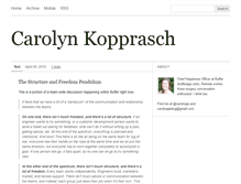 Tablet Screenshot of carokopp.com